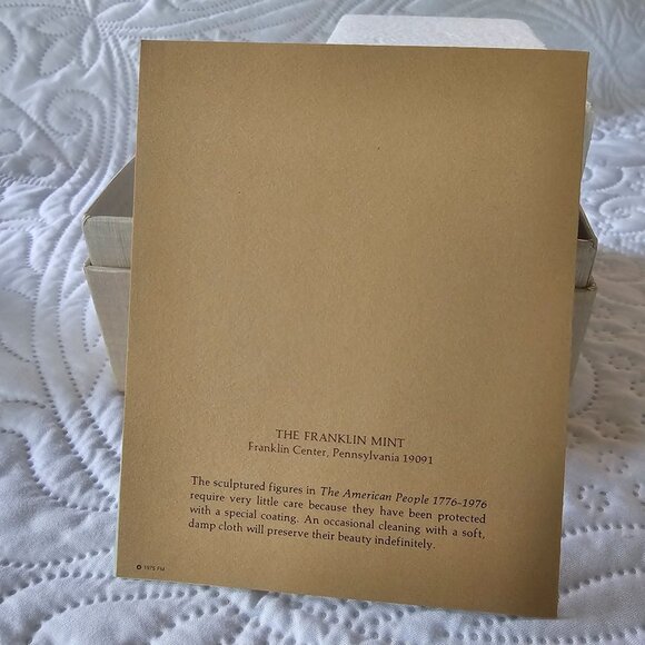 The Franklin Mint The Prospector Metal Sculpture, Pewter, 1974 With Box & COA - Picture 5 of 14